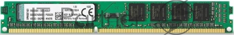 Модуль памяти Kingston DDR-III 4GB (PC3-12800) 1600MHz CL11 Single Rank DIMM