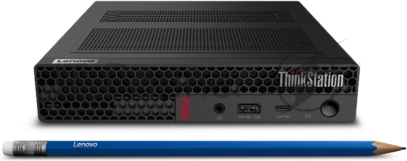 Компьютер Lenovo TS P350 tiny, i9-11900T, 1 x 16GB DDR4 3200 SoDIMM, 512GB_SSD_M.2_PCIE_Gen_4, T600 4GB GDDR6 4x miniDP, 170W, W10_P64-RUS