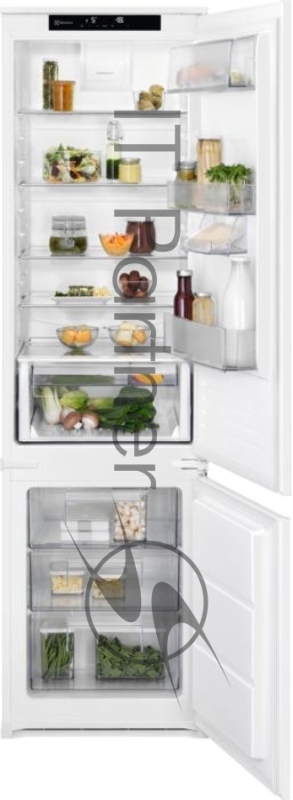 Встраиваемый холодильник ELECTROLUX Встраиваемый холодильник ELECTROLUX/ Холодильник комби встраиваемый, сенсорное управление, цифровой дисплей, В=188см, Ш=54см, динамическая система охлаждения в холодильной камере, Low Frost - в морозильной камере,