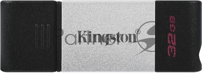 Накопитель KINGSTON DT80 32GB Flash USB 3.2 Gen 1, USB-C Storage