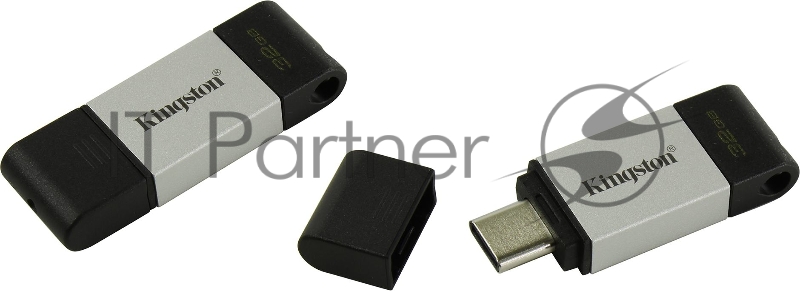 Накопитель KINGSTON DT80 32GB Flash USB 3.2 Gen 1, USB-C Storage