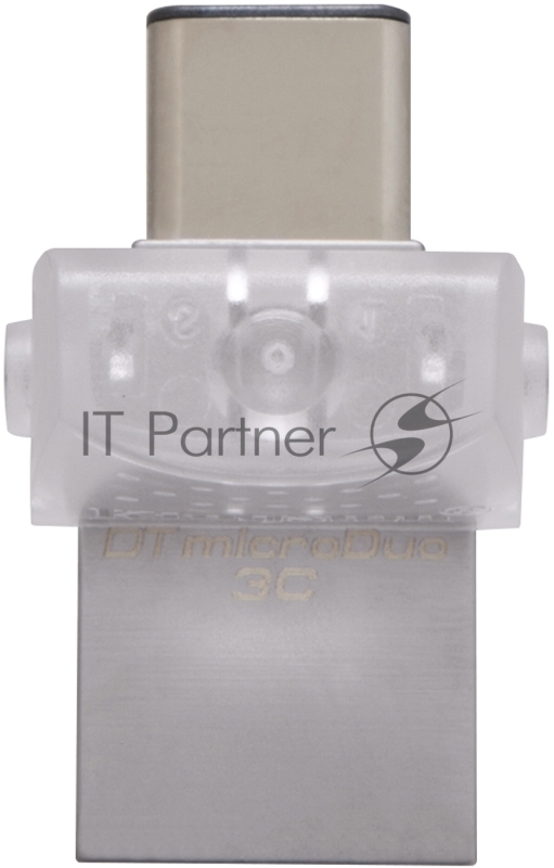 Флеш Диск Kingston 64Gb DataTraveler microDuo DTDUO3C/64GB USB3.0 серебристый