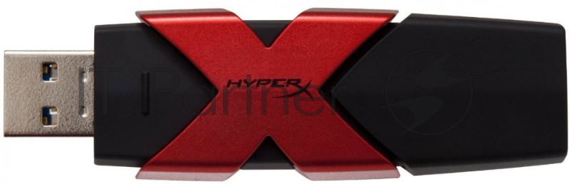 Флеш Диск Kingston 64Gb HyperX Savage HXS3/64GB USB3.0 черный/красный