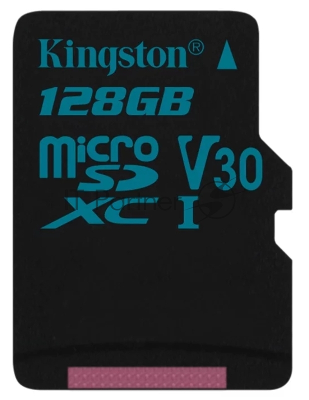 Флеш карта microSDHC 128GB microSDXC Kingston <SDCS2/128GB> Class10 UHS-I Canvas Select up to 100MB/s с адапт.