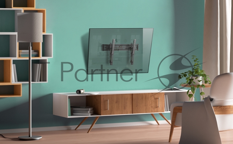 Кронштейн ONKRON TM6 для телевизора 43-85 наклонный, чёрный