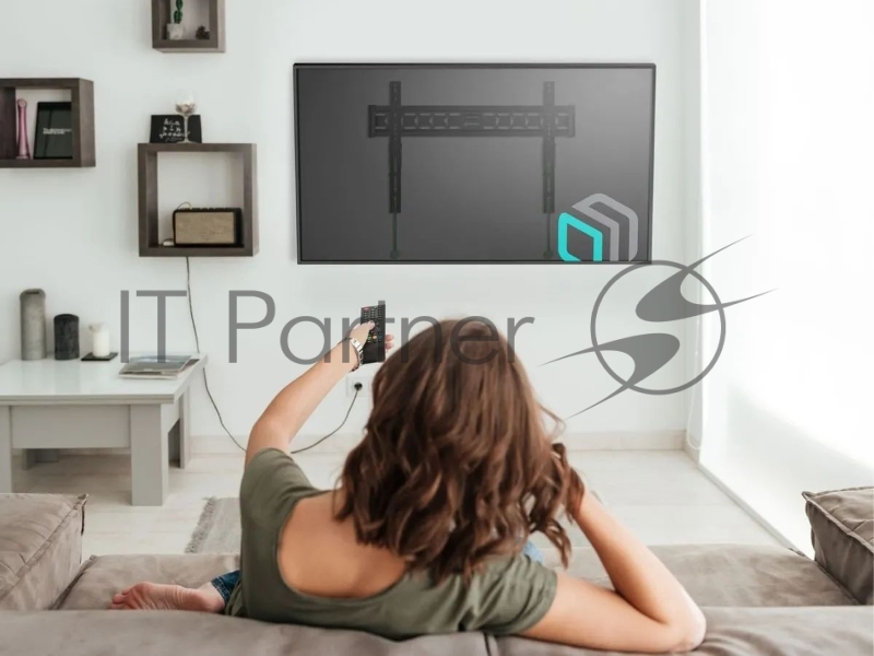 Кронштейн ONKRON TM6 для телевизора 43-85 наклонный, чёрный