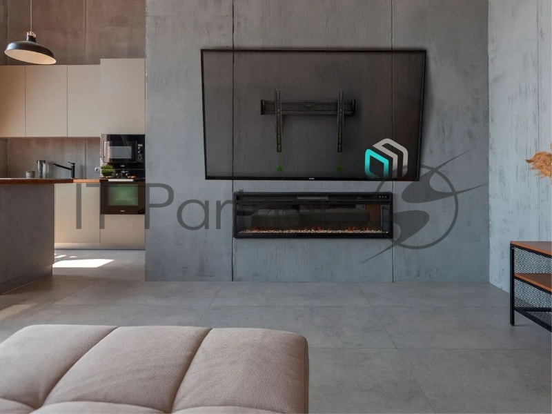 Кронштейн ONKRON TM6 для телевизора 43-85 наклонный, чёрный