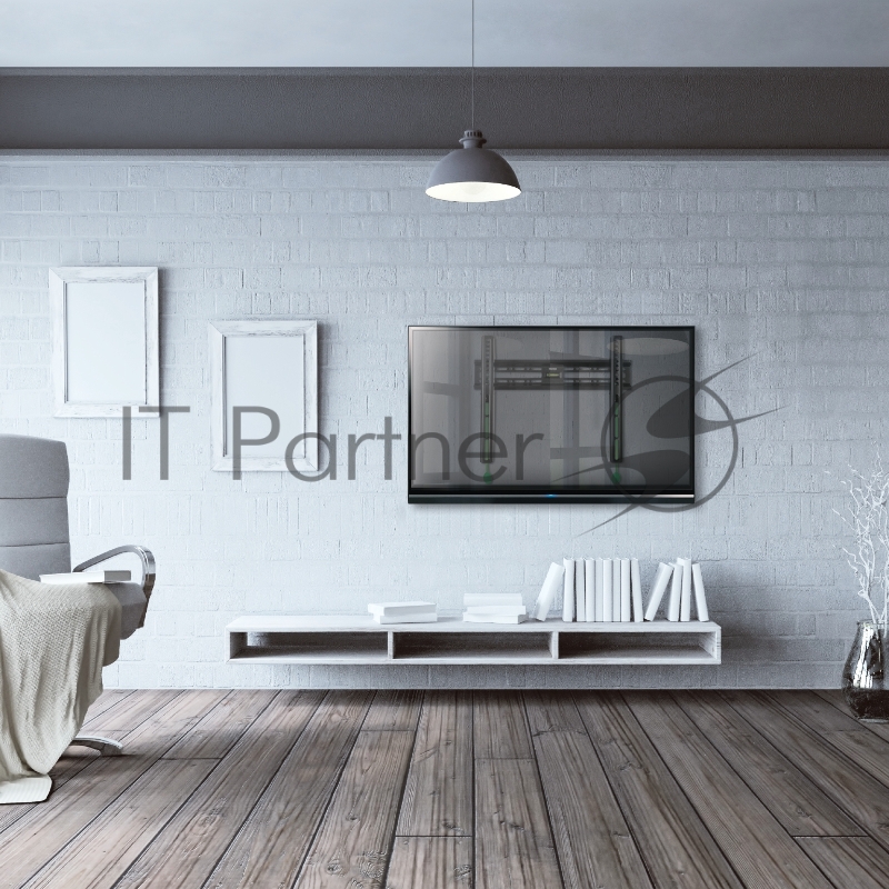 Кронштейн ONKRON FM2 для телевизора 32-65 фиксированный, чёрный