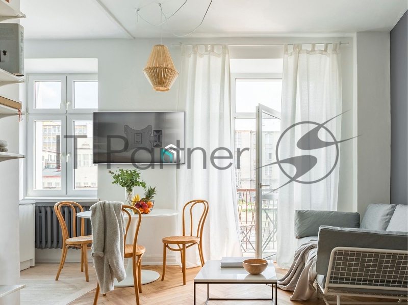 Кронштейн ONKRON M2S для телевизора 17-43 наклонно-поворотный, чёрный