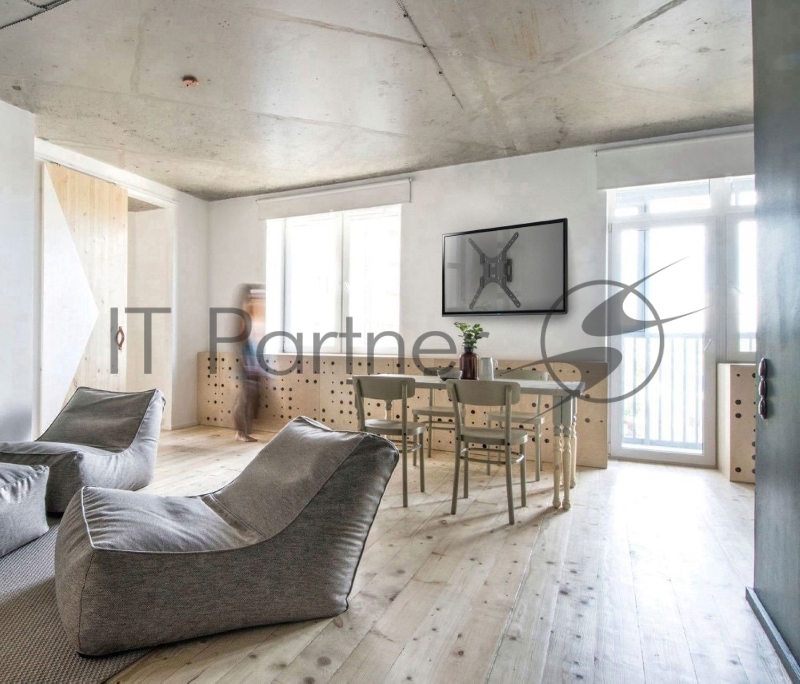 Кронштейн ONKRON M2 для телевизора 26-65 наклонно-поворотный, чёрный