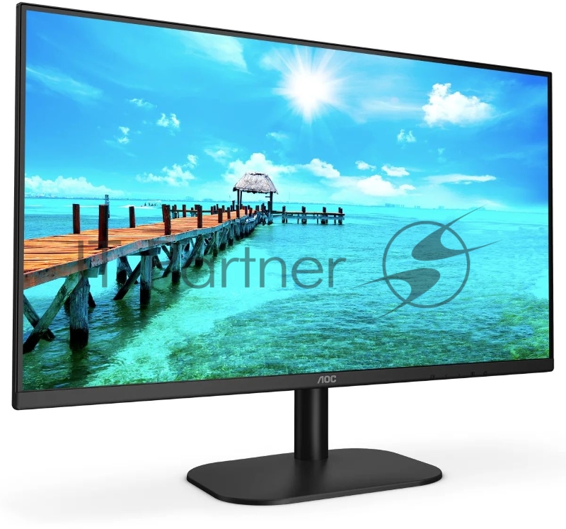 Монитор 23.8 AOC 24B2XDM Black (VA, 1920x1080, 75Hz, 4 ms, 178°/178°, 250 cd/m, 20M:1, +DVI)