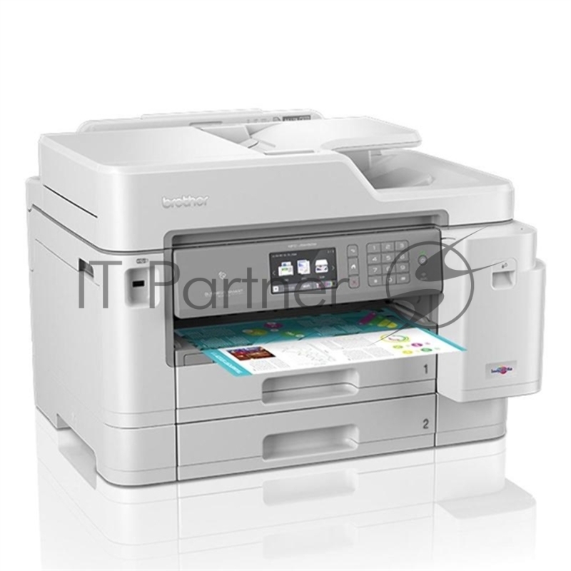 МФУ струйный Brother MFC-J5945DWR (MFCJ5945DWRE1) A3 Duplex Net WiFi USB RJ-45 белый/серый