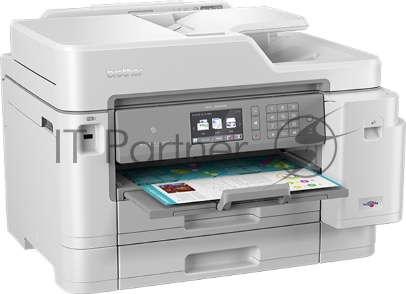 МФУ струйный Brother MFC-J5945DWR (MFCJ5945DWRE1) A3 Duplex Net WiFi USB RJ-45 белый/серый