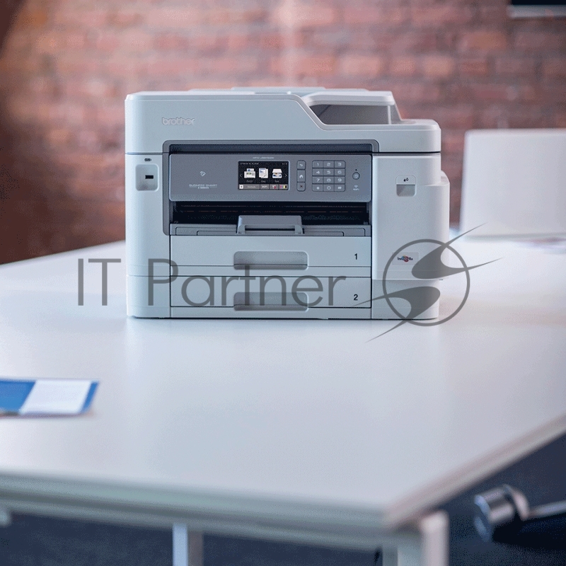 МФУ струйный Brother MFC-J5945DWR (MFCJ5945DWRE1) A3 Duplex Net WiFi USB RJ-45 белый/серый