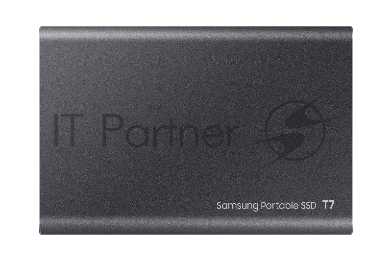 Твердотельный накопитель Samsung SSD 1TB T7 Touch, USB Type-C, R/W 1000/1050MB/s, Titanium