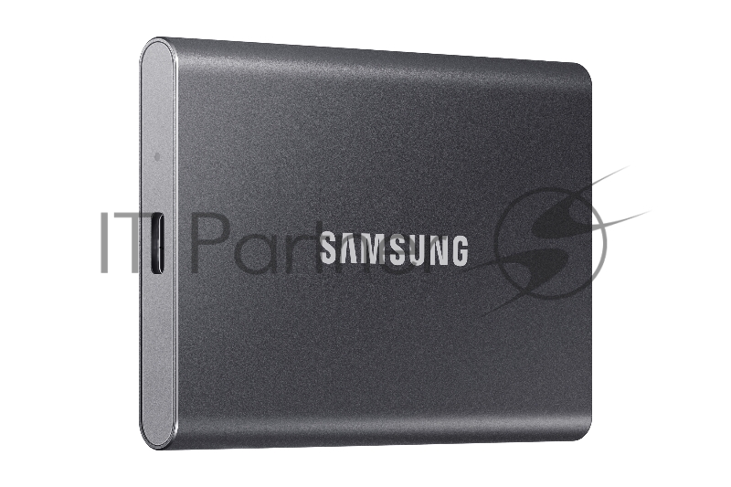 Твердотельный накопитель Samsung SSD 1TB T7 Touch, USB Type-C, R/W 1000/1050MB/s, Titanium