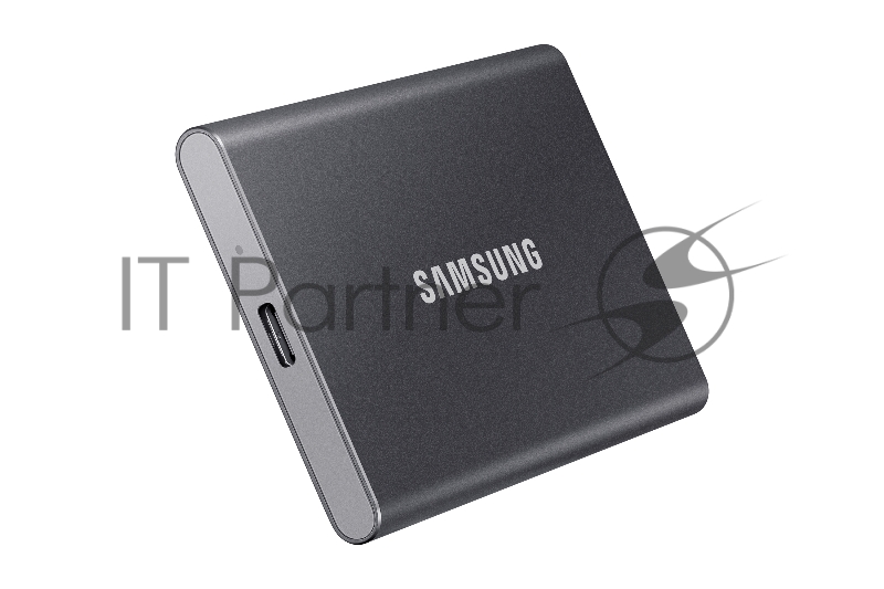 Твердотельный накопитель Samsung SSD 1TB T7 Touch, USB Type-C, R/W 1000/1050MB/s, Titanium