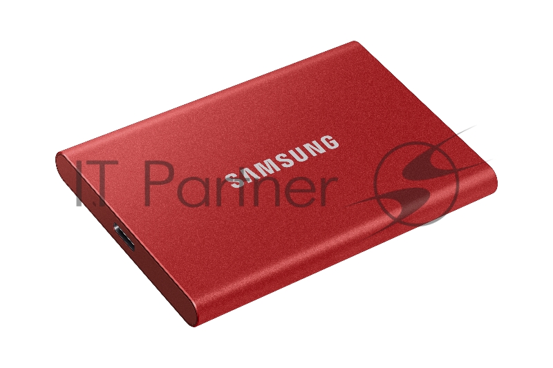 Твердотельный накопитель Samsung SSD 2TB T7 Touch, USB Type-C, R/W 1000/1050MB/s, Red
