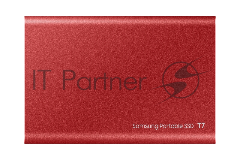 Твердотельный накопитель Samsung SSD 2TB T7 Touch, USB Type-C, R/W 1000/1050MB/s, Red