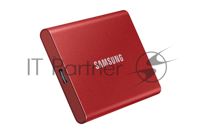 Твердотельный накопитель Samsung SSD 2TB T7 Touch, USB Type-C, R/W 1000/1050MB/s, Red