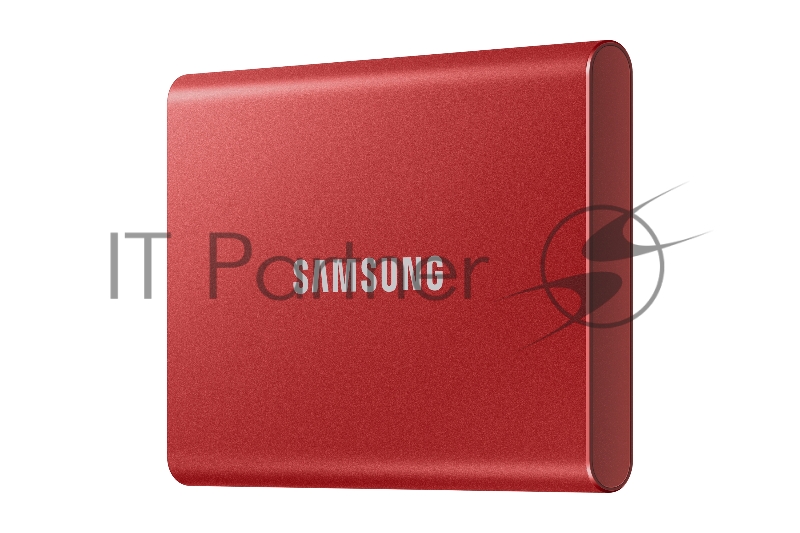 Твердотельный накопитель Samsung SSD 2TB T7 Touch, USB Type-C, R/W 1000/1050MB/s, Red