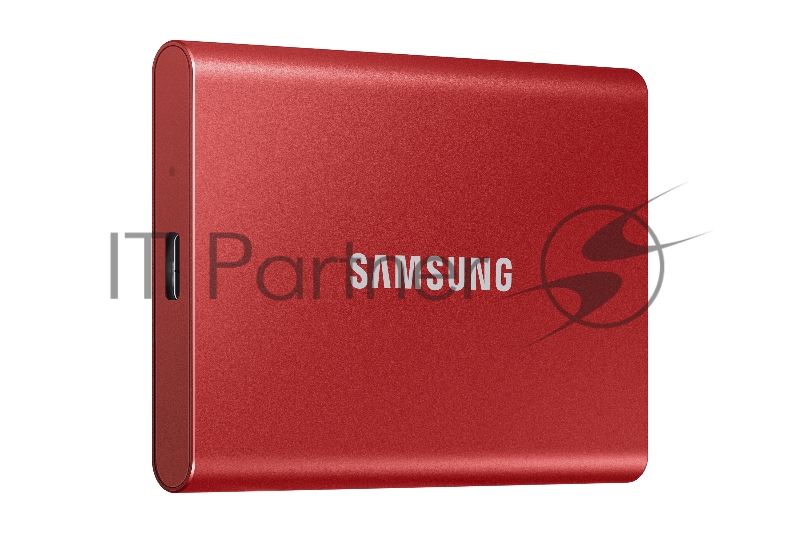 Твердотельный накопитель Samsung SSD 2TB T7 Touch, USB Type-C, R/W 1000/1050MB/s, Red
