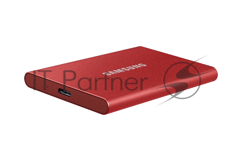 Твердотельный накопитель Samsung SSD 2TB T7 Touch, USB Type-C, R/W 1000/1050MB/s, Red