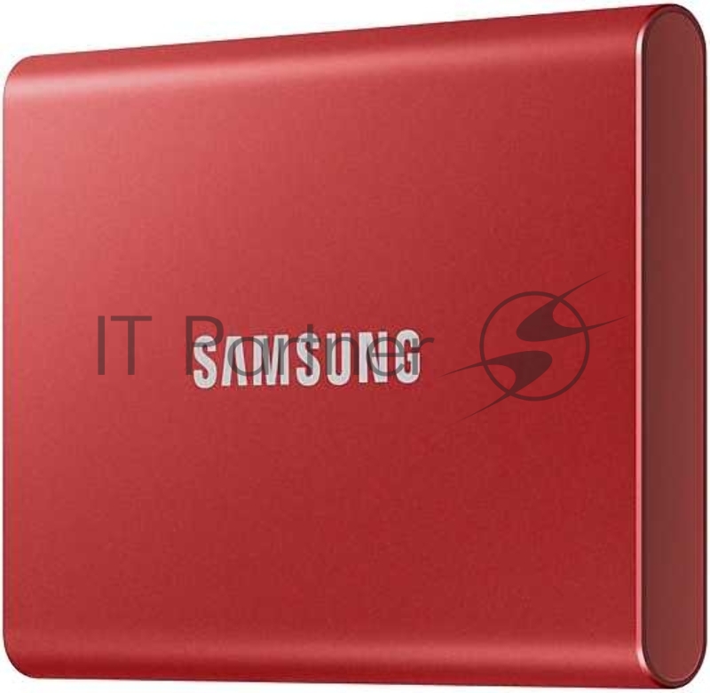 Твердотельный накопитель Samsung SSD 2TB T7 Touch, USB Type-C, R/W 1000/1050MB/s, Red