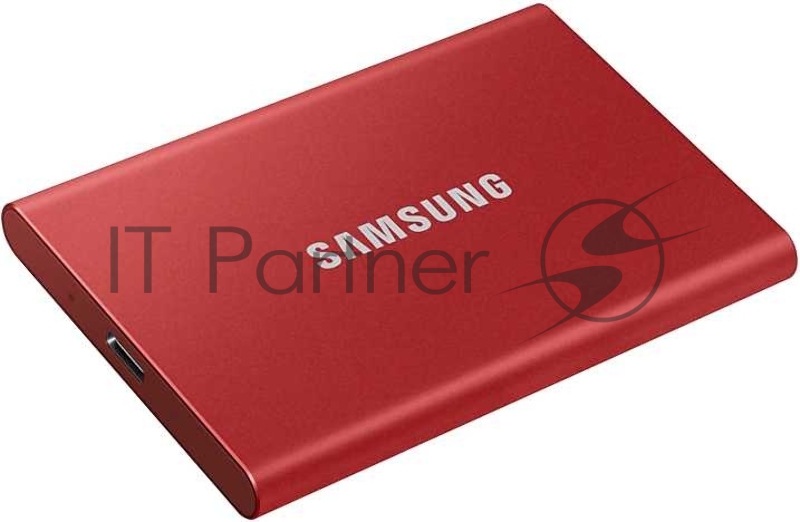 Твердотельный накопитель Samsung SSD 2TB T7 Touch, USB Type-C, R/W 1000/1050MB/s, Red