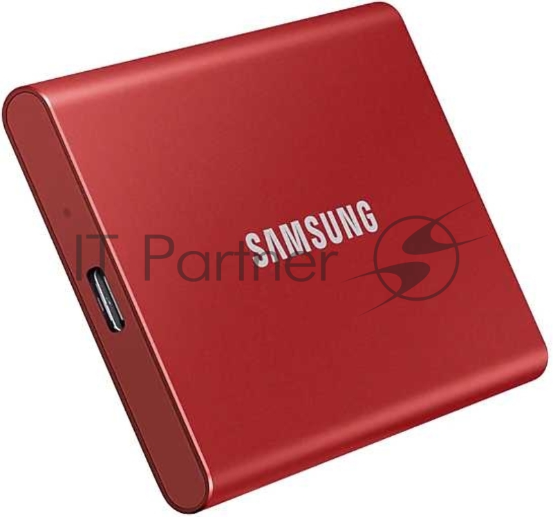 Твердотельный накопитель Samsung SSD 2TB T7 Touch, USB Type-C, R/W 1000/1050MB/s, Red