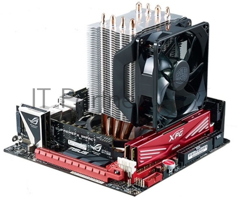 Кулер для процессора Cooler Master CPU Cooler Hyper H411R, RPM, White LED fan, 100W (up to 120W), Full Socket Support