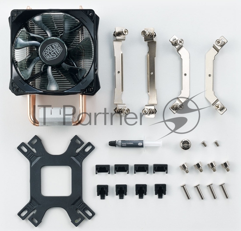Кулер для процессора Cooler Master CPU Cooler Hyper H411R, RPM, White LED fan, 100W (up to 120W), Full Socket Support