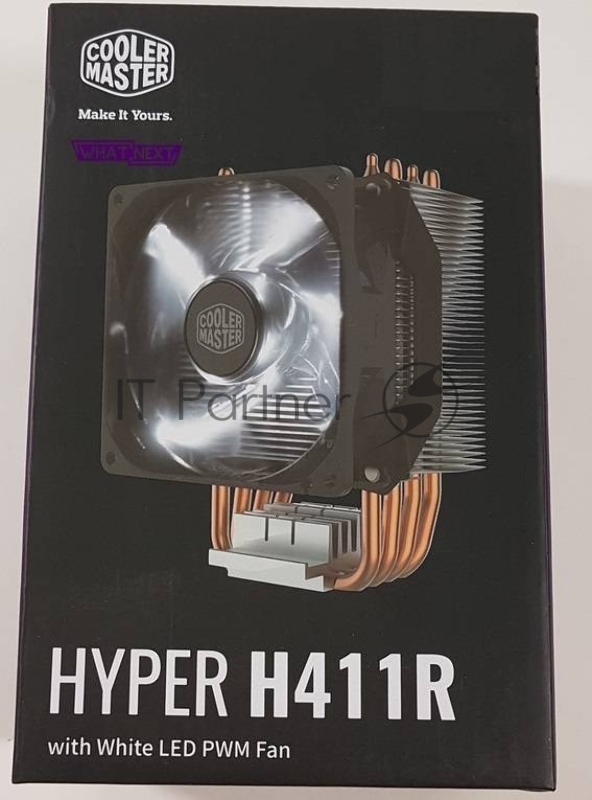 Кулер для процессора Cooler Master CPU Cooler Hyper H411R, RPM, White LED fan, 100W (up to 120W), Full Socket Support