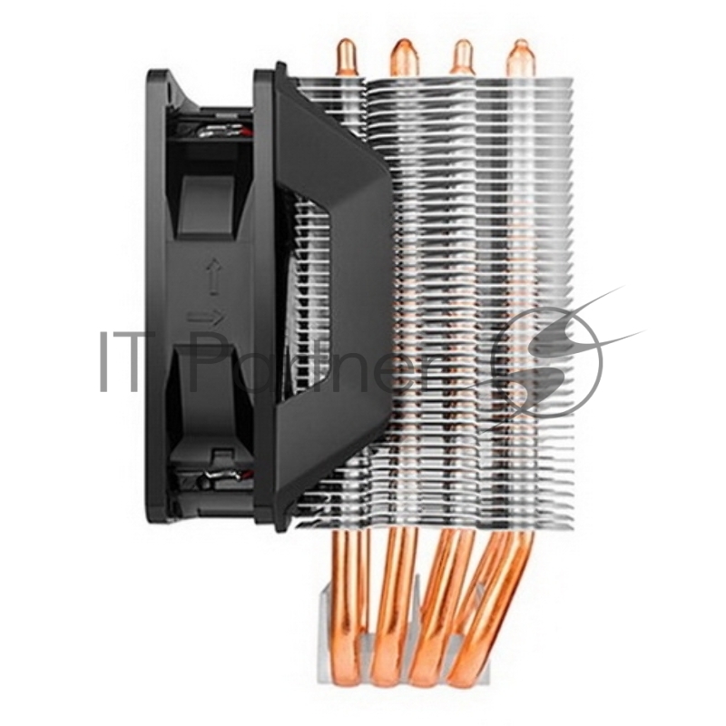 Кулер для процессора Cooler Master CPU Cooler Hyper H411R, RPM, White LED fan, 100W (up to 120W), Full Socket Support