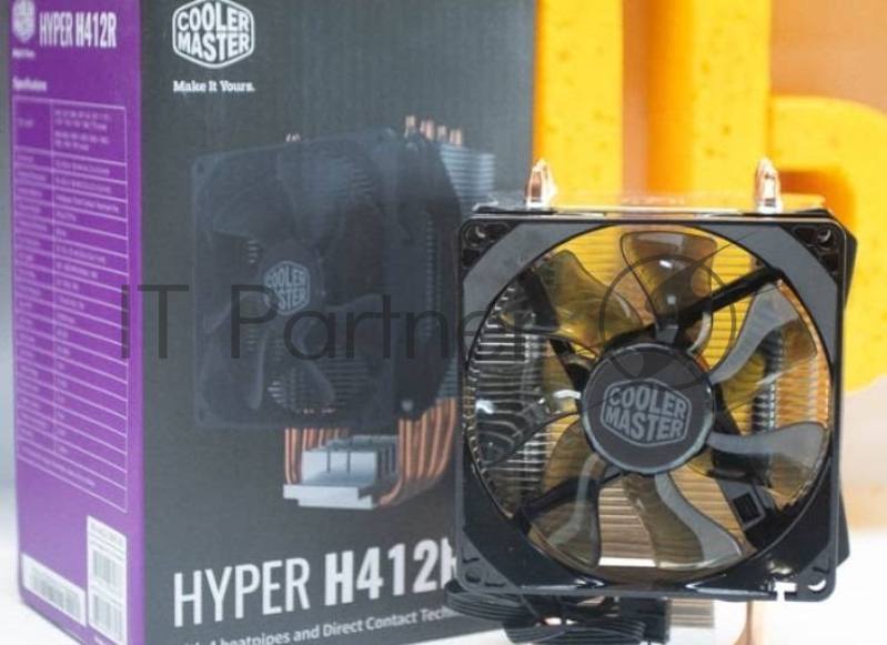 Кулер для процессора Cooler Master CPU Cooler Hyper H412R, RPM, 100W (up to 120W), Full Socket Support