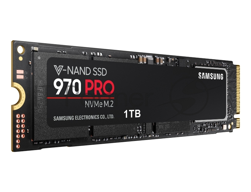 Твердотельный накопитель Samsung SSD 1TB 970 PRO, V-NAND 2-bit MLC, Phoenix, M.2 (2280) PCIe Gen 3.0 x4, NVMe 1.3, R3500/W2700, IOPs 500 000