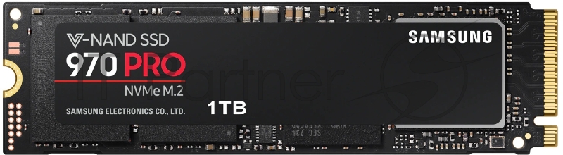 Твердотельный накопитель Samsung SSD 1TB 970 PRO, V-NAND 2-bit MLC, Phoenix, M.2 (2280) PCIe Gen 3.0 x4, NVMe 1.3, R3500/W2700, IOPs 500 000