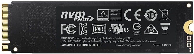 Твердотельный накопитель Samsung SSD 1TB 970 PRO, V-NAND 2-bit MLC, Phoenix, M.2 (2280) PCIe Gen 3.0 x4, NVMe 1.3, R3500/W2700, IOPs 500 000