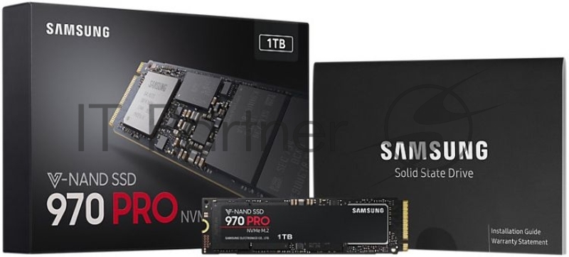Твердотельный накопитель Samsung SSD 1TB 970 PRO, V-NAND 2-bit MLC, Phoenix, M.2 (2280) PCIe Gen 3.0 x4, NVMe 1.3, R3500/W2700, IOPs 500 000
