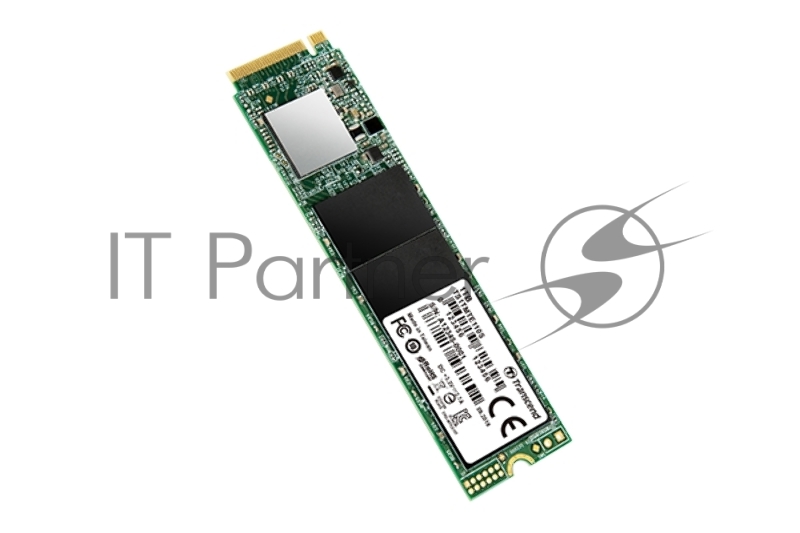 Твердотельный диск 1TB Transcend MTE110S, 3D TLC NAND, M.2 2280,PCIe Gen3x4, DRAM-less