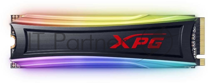 Твердотельный накопитель ADATA SPECTRIX S40G RGB SSD 256GB, 3D TLC, M.2 (2280), PCIe Gen 3.0 x4, NVMe, R3500/W1200, TBW 160
