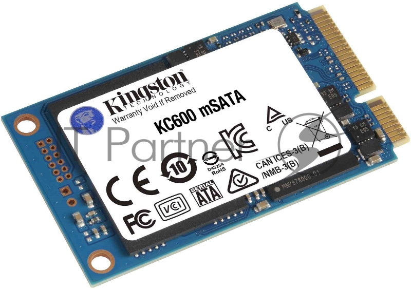 Жесткий диск SSD MSATA 1TB KC600 SKC600MS/1024G KINGSTON