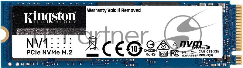 SSD накопитель 1000GB Kingston NV1 M.2 2280 NVMe R/W 2100/1700MB/s 240TBW SNVS/1000G