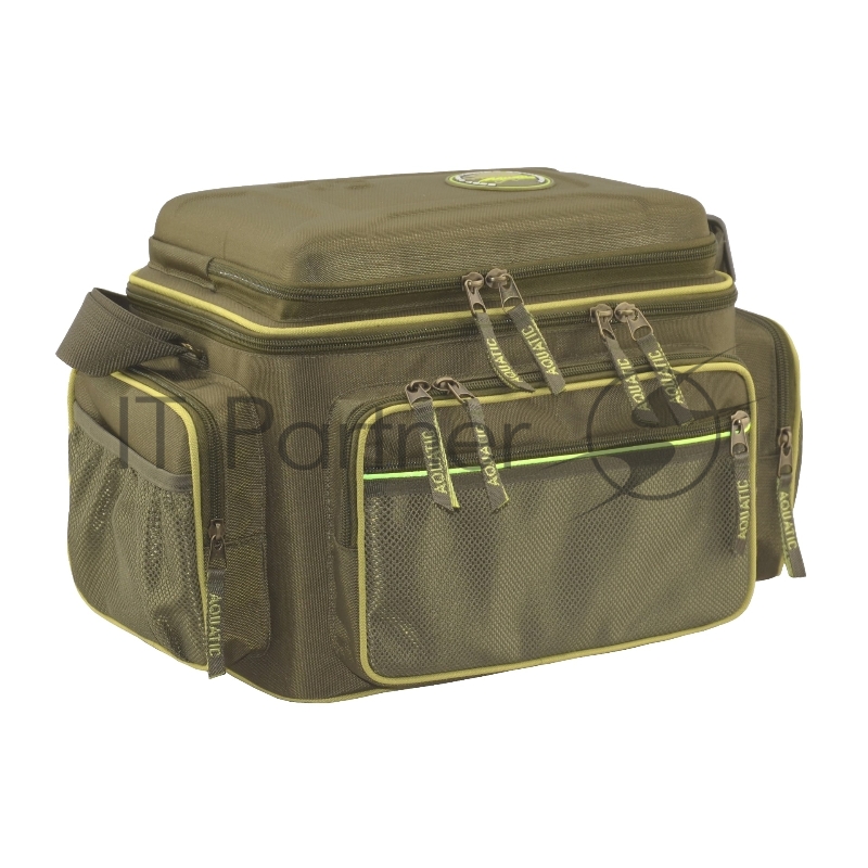 Термо-сумка Aquatic С-44Х с банками 18 шт. (цвет: хаки, размер: 32х23х27 см.)