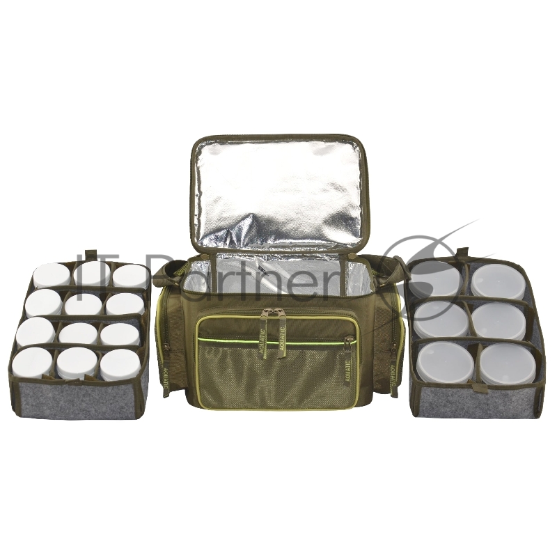 Термо-сумка Aquatic С-44Х с банками 18 шт. (цвет: хаки, размер: 32х23х27 см.)