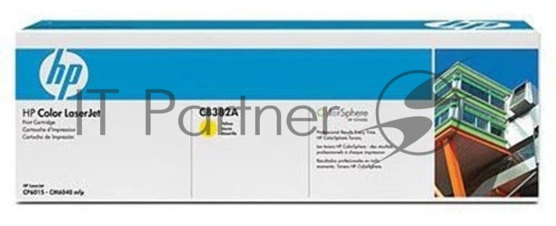 Тонер-картридж HP CB382A желтый для Color LJ CP6015/CM6030mfp/CM6040mfp 21000стр.
