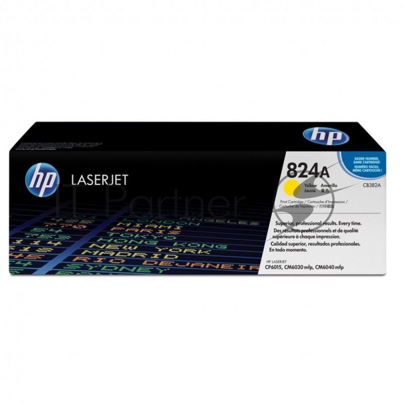 Тонер-картридж HP CB382A желтый для Color LJ CP6015/CM6030mfp/CM6040mfp 21000стр.