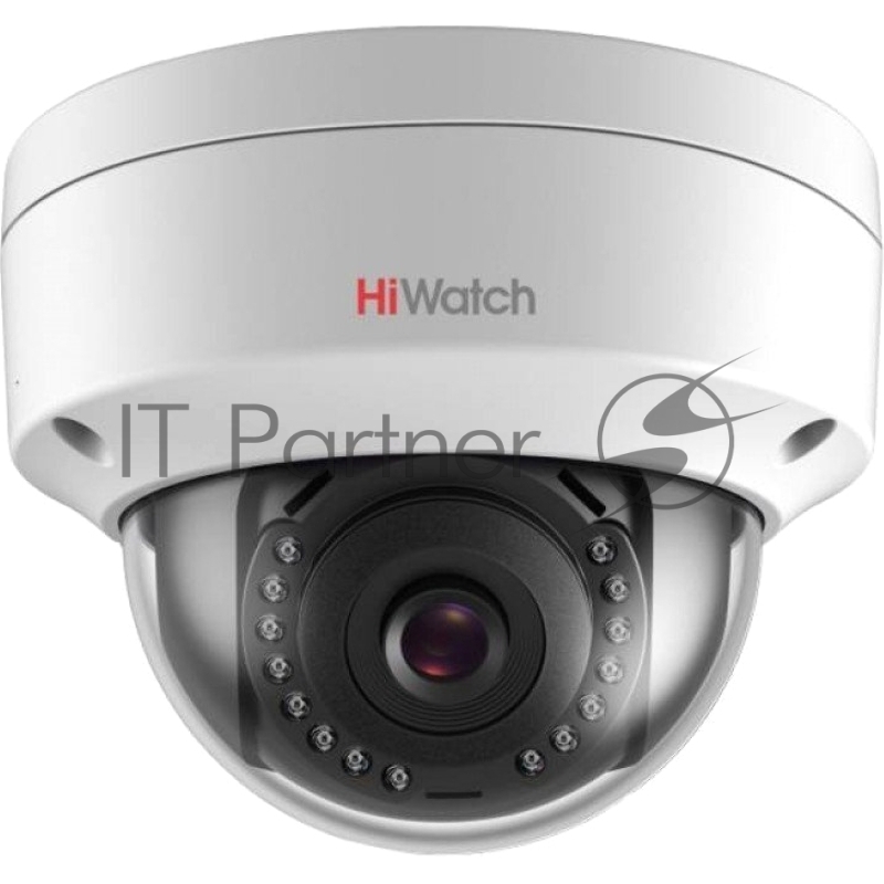 Видеокамера IP Hikvision HiWatch DS-I252 4-4мм цветная корп.:белый