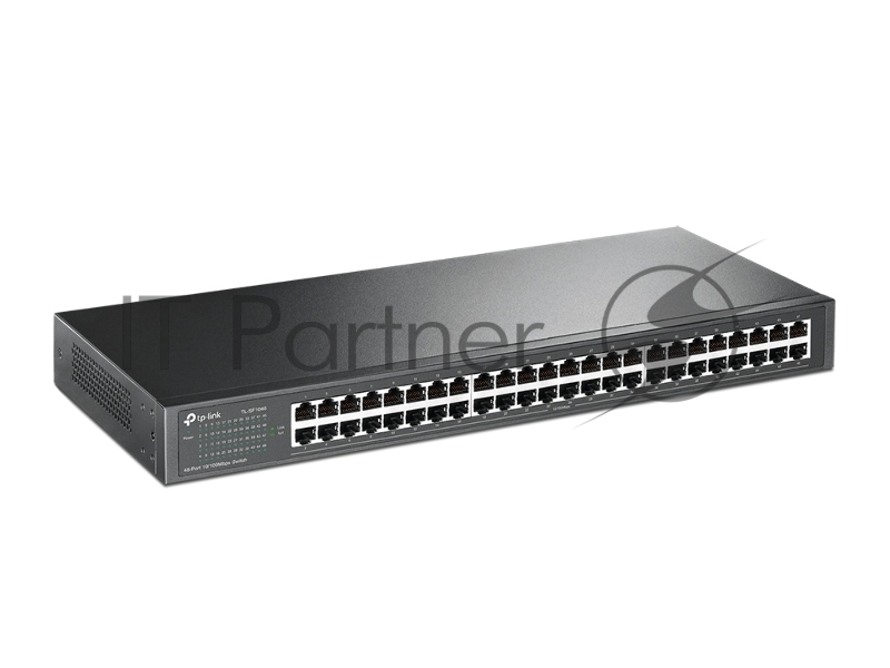 Коммутатор TP-Link SMB TL-SF1048 48-port 10/100M Switch, 48 10/100M RJ45 ports, 1U 19-inch rack-mountable steel case