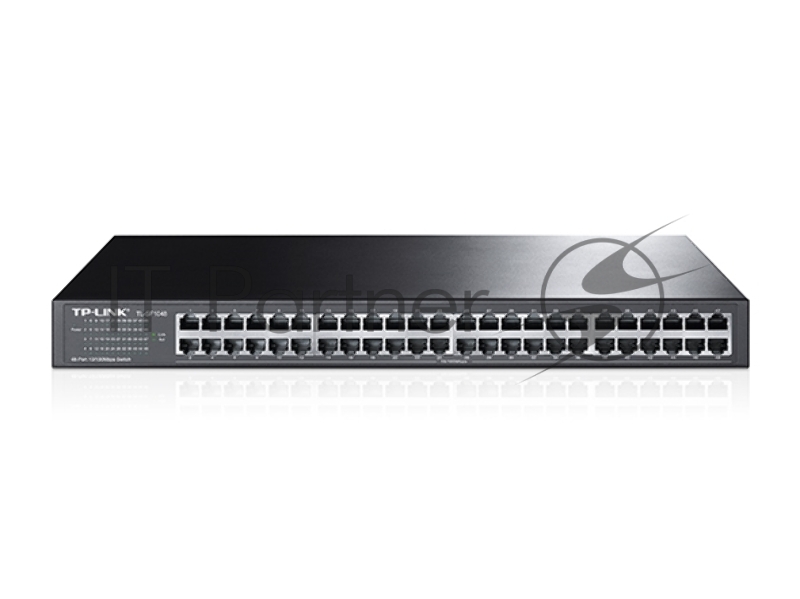 Коммутатор TP-Link SMB TL-SF1048 48-port 10/100M Switch, 48 10/100M RJ45 ports, 1U 19-inch rack-mountable steel case